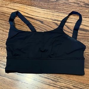Lululemon High Impact Black Sports bra
